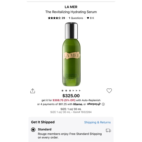 ✨LOT OF LA MER REVITALIZING HYDRATING SERUM AND REPLENISHING OIL EXFOLIATOR✨ - Picture 5 of 6